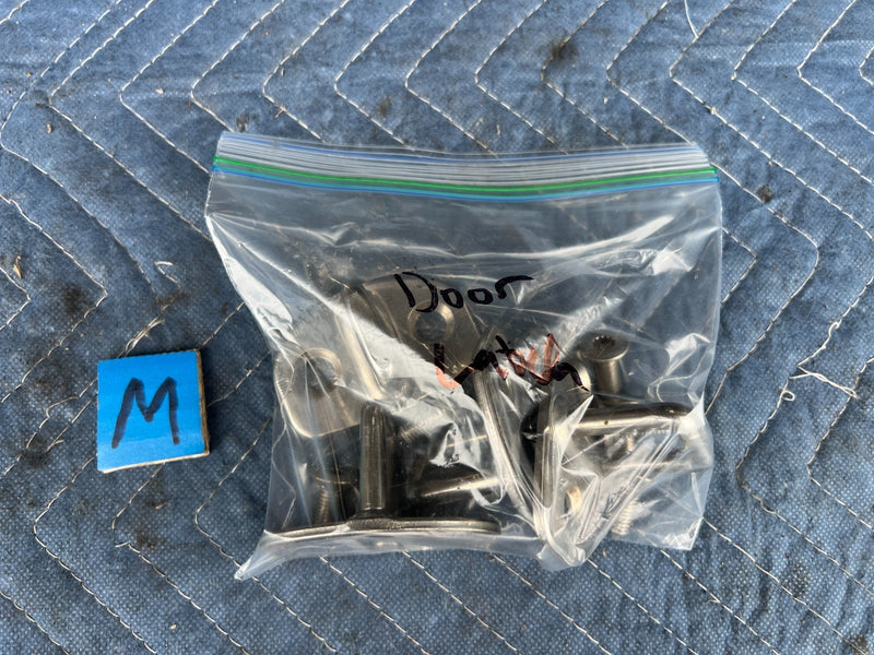2005-2011 Audi A6 Front Rear Left Right Door Latch Striker Plate Set OEM #3505EM