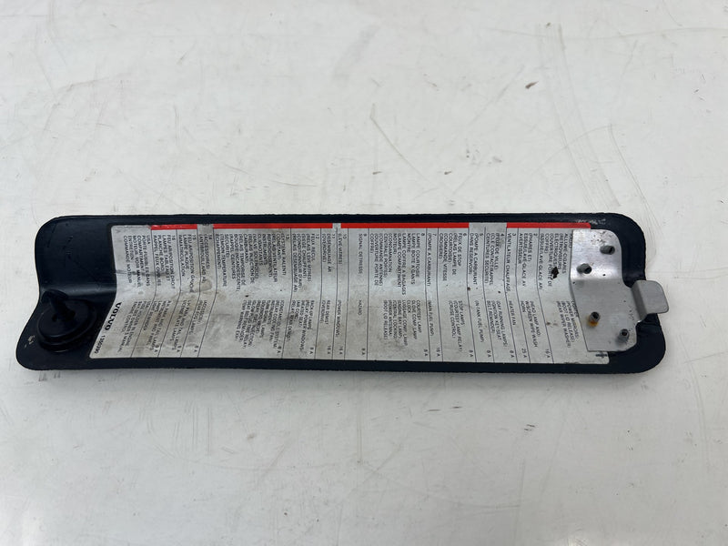 1998-2000 Volvo S70 V70 XC Fuse Box Cover Trim Black 1350390 OEM #6891EM