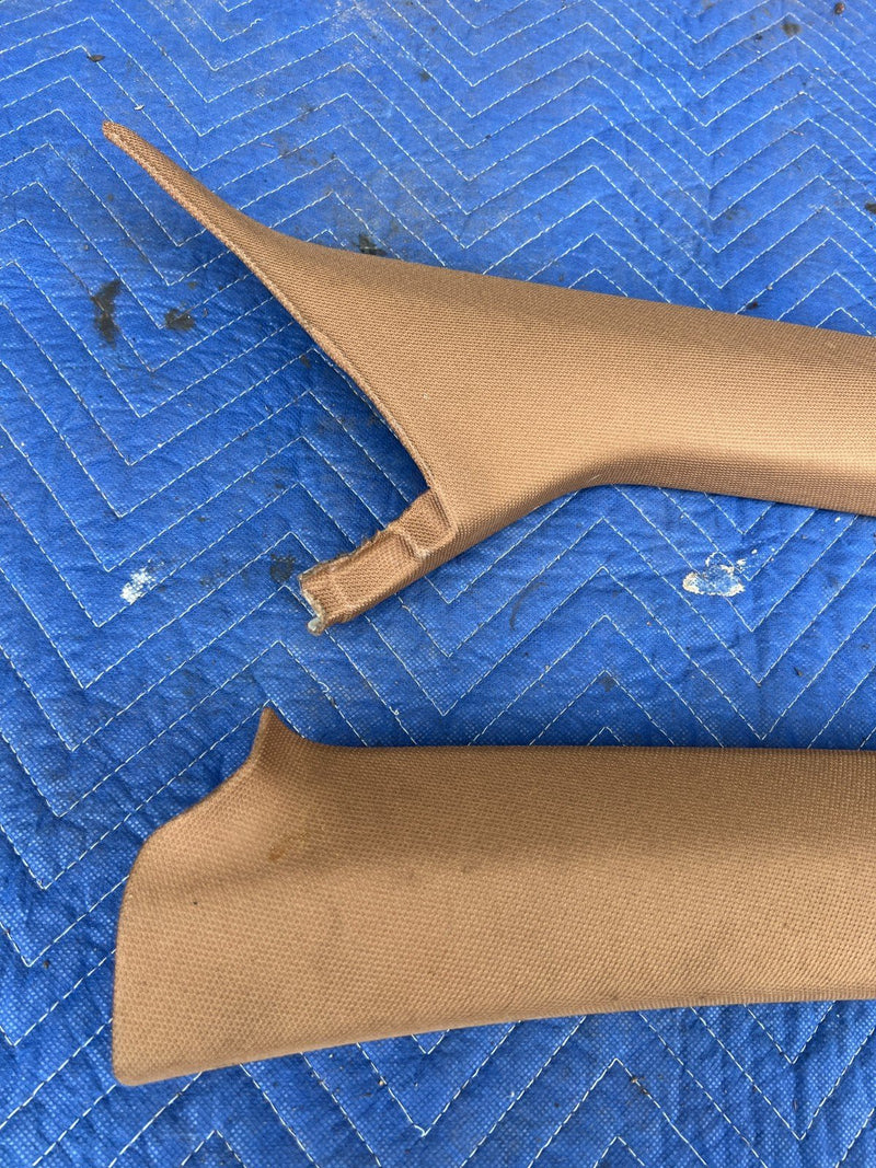 2005-2011 Audi A6 Right & Left A Pillar Trim Pair Amaretto 4F0867233F OE #3403EM