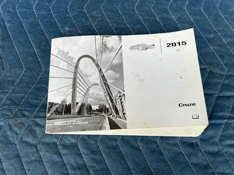 2015 Chevy Cruze Owner Operator Manual Booklet Car Literature OEM #2177CN