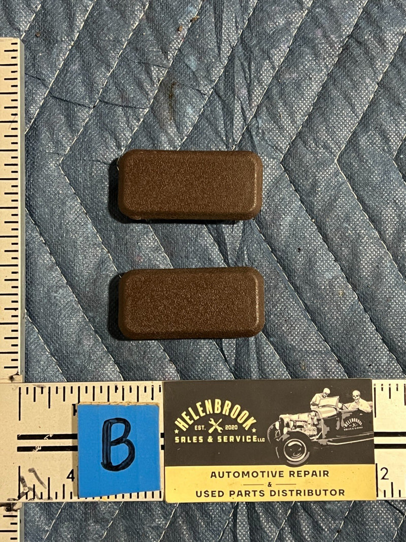 1983-1985 Porsche 944 Rear Hatch Trunk Access Cover Trim Cap Pair OEM #2488EM
