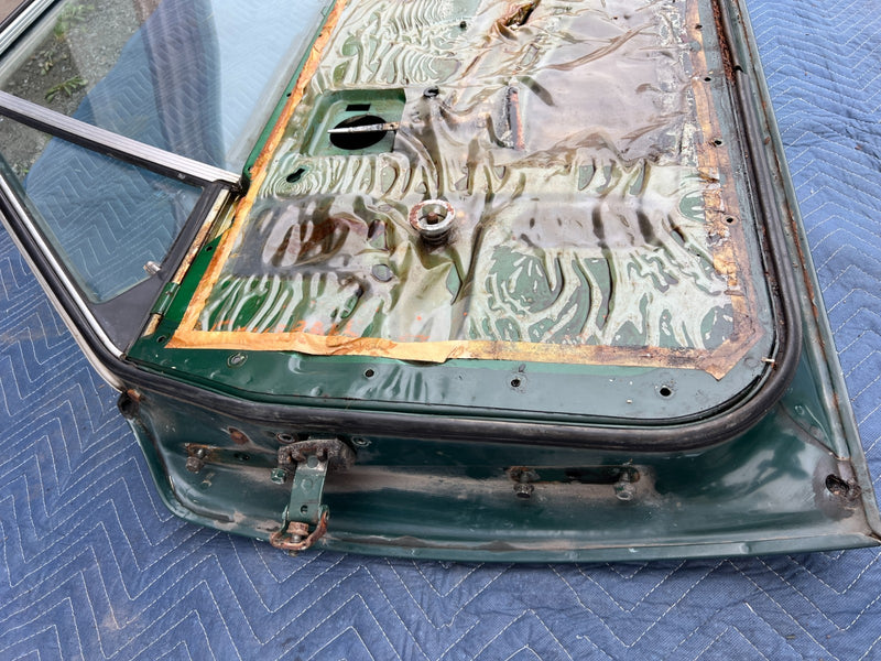 1967-1974 Volvo 140 142 Coupe Front Passenger Right Door Panel Green OEM #4856EM