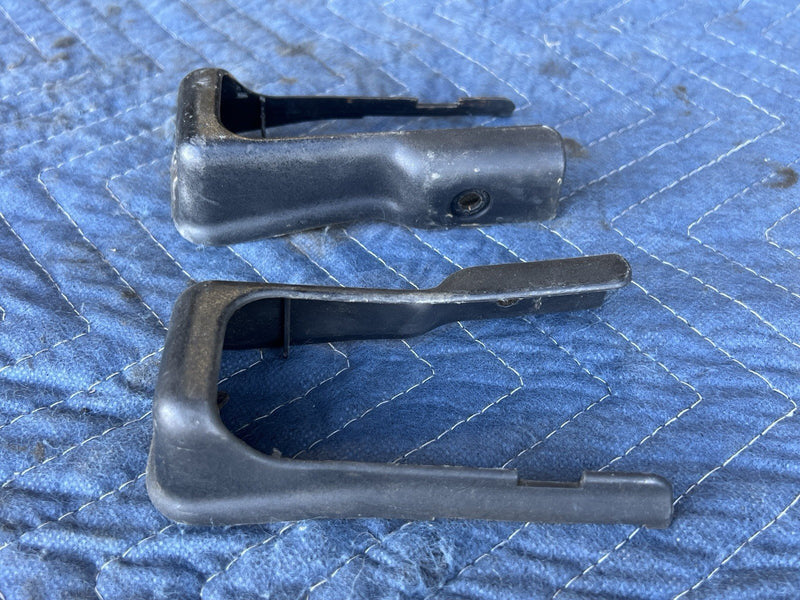 1998-2003 Jaguar XJR XJ X308 Front Seat Anchor Trim Set Of 4 Black OEM #4786E