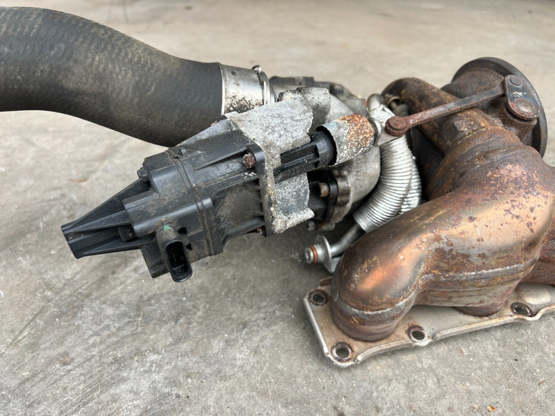 2011-2017 BMW X3 F25 Engine Turbo Turbocharger Exhaust Manifold OEM #2335EM