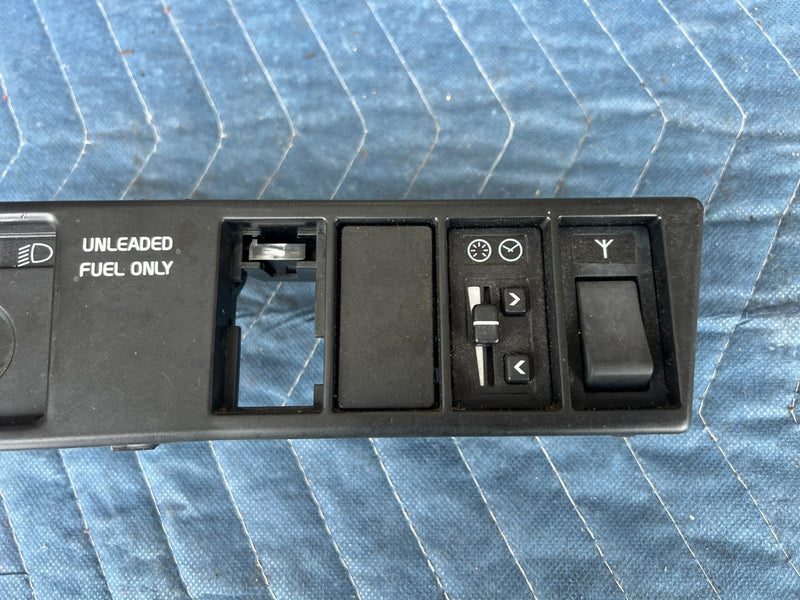 1989-1995 Volvo 740 940 Dash Headlight Fog Dimmer Switch Bezel Trim OEM #3781EM