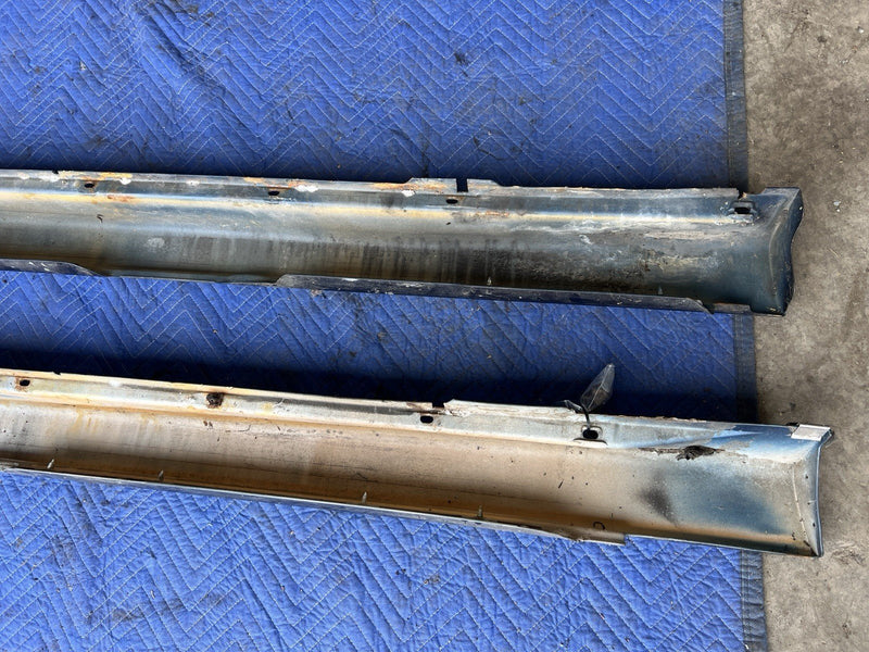 1993-1997 Volvo 850 850R Lower Rocker Panel Trim Pair Blue L & R OEM #4415E