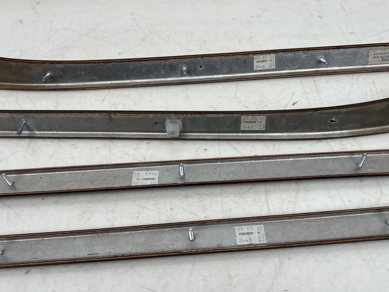 1997-2003 BMW E39 525i 528i 530i Set Of 4 Door Trim Interior Wood Verona #550M