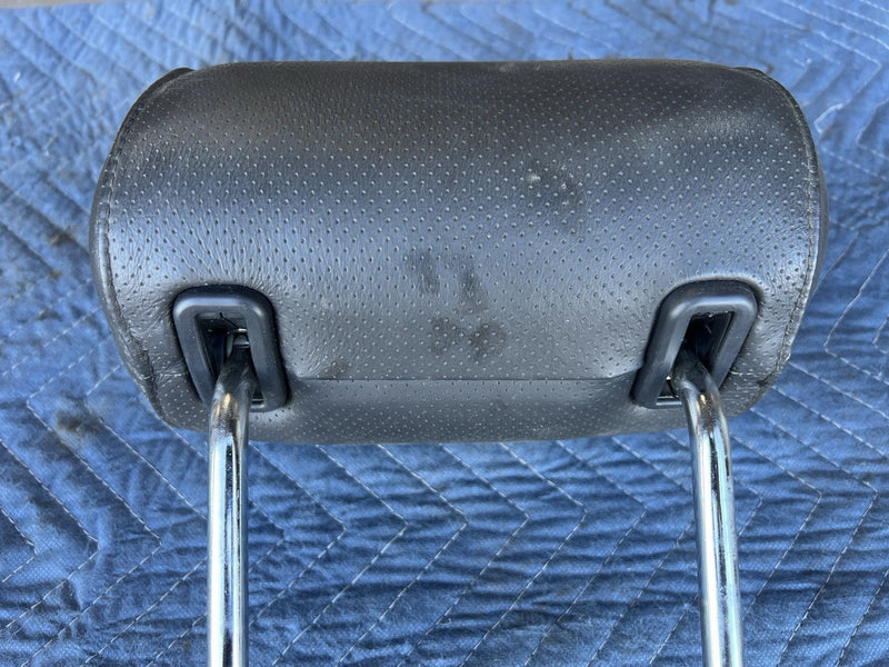 1998-2003 Jaguar XJR XJ X308 Front Driver Side Black Leather Headrest OEM #4784E
