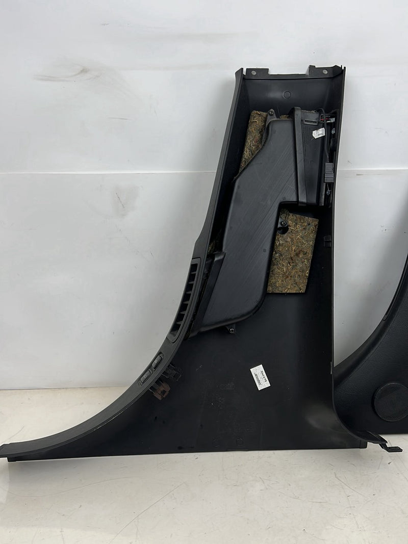 1996-2003 Audi S8 D2 A8 Right & Left B Pillar Trim Pair Black OEM #6374EM