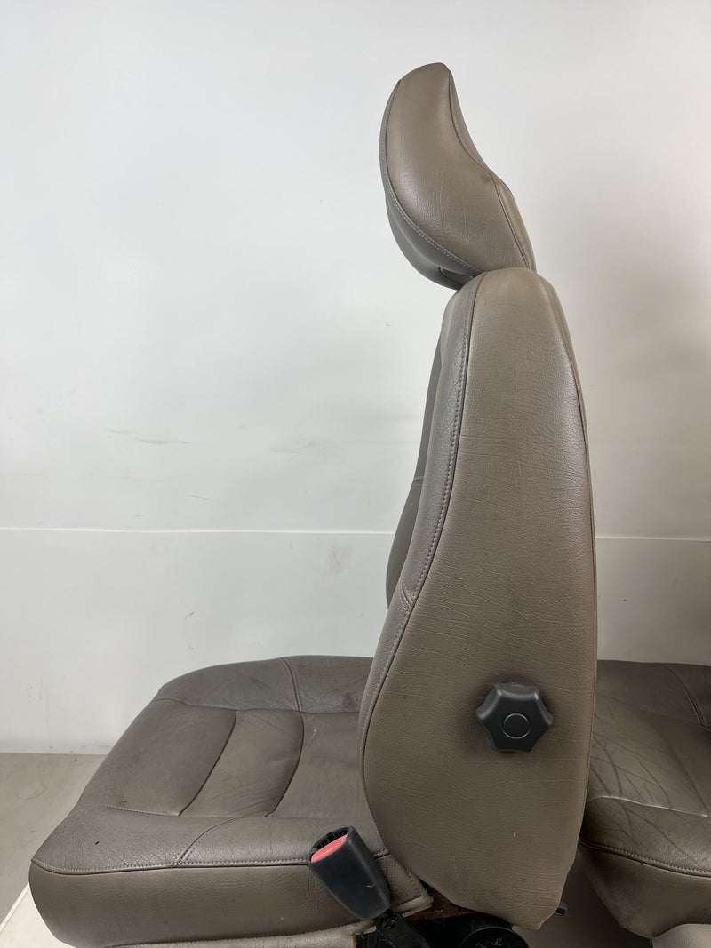 1998-2000 Volvo S70 V70 XC Gray Leather Power Front Left & Right Seat OE #6912EM