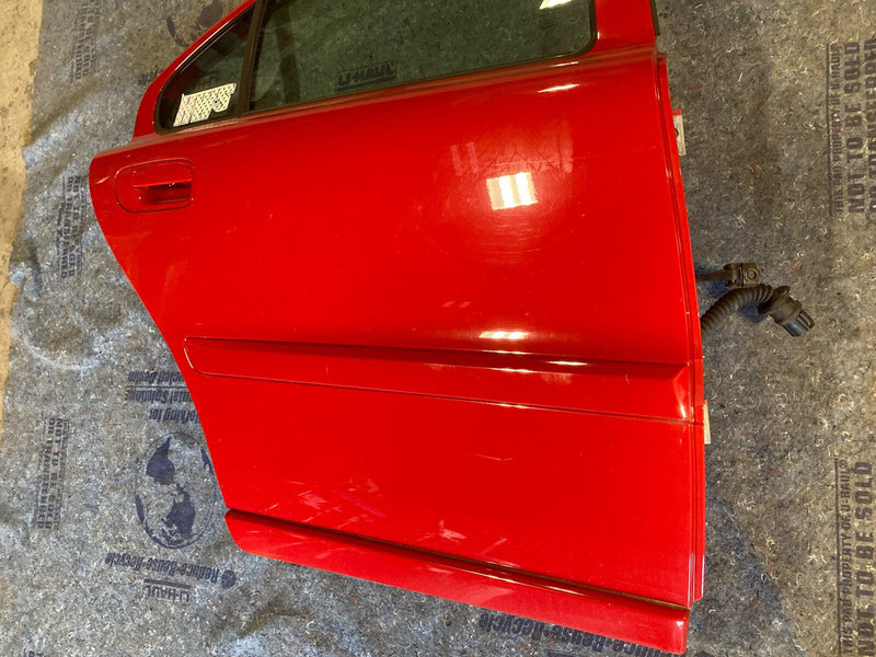 2005 2006 2007 Volvo S60R S60 V70R Rear Passenger Right RH Door Red OEM #1290M