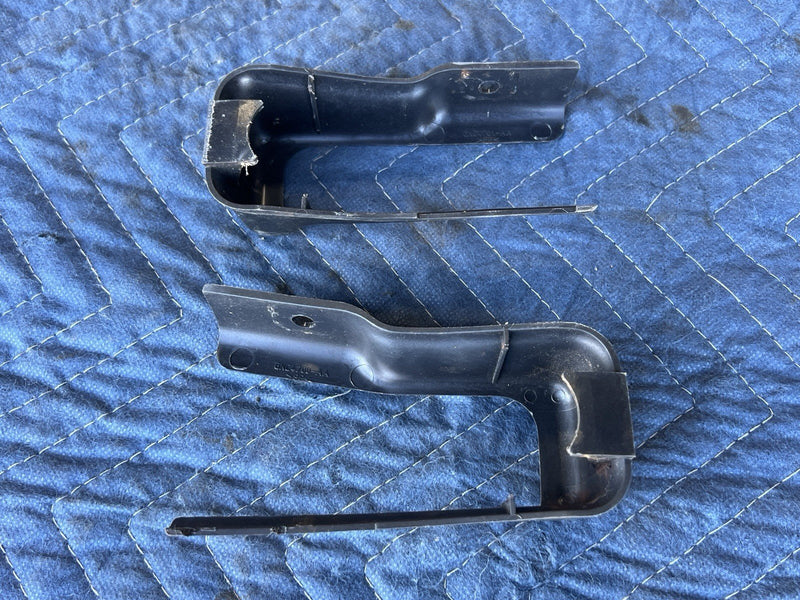 1998-2003 Jaguar XJR XJ X308 Front Seat Anchor Trim Set Of 4 Black OEM #4786E