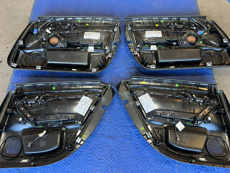 2005-2011 Audi A6 Door Card Panel Trim Front Rear Left Right Set OEM #6502EM