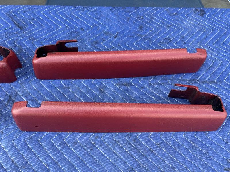 1980-1985 Cadillac Seville Front Seat Trim Red Panels GM OEM #3399M