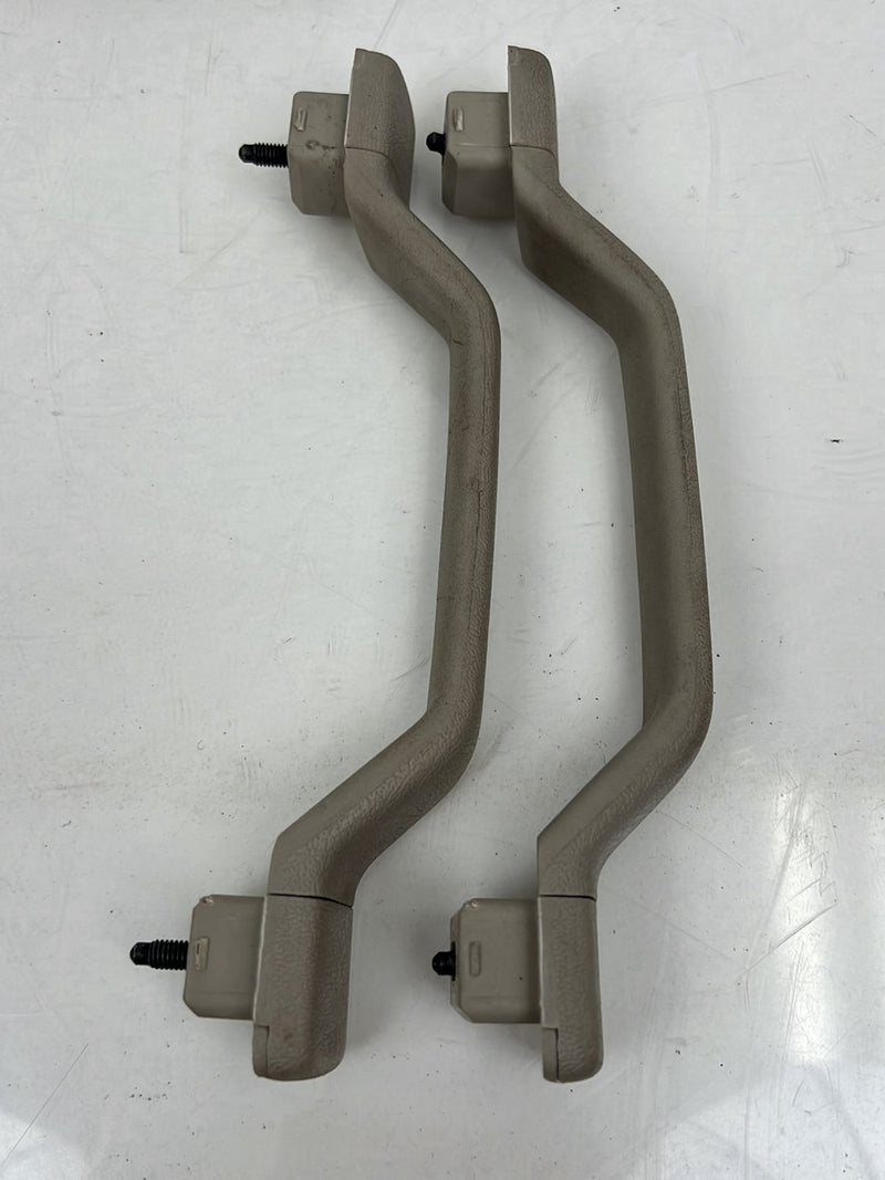 1993-1997 Volvo 850 Overhead Grab Handle Set of 4 w/ Lights Beige OEM