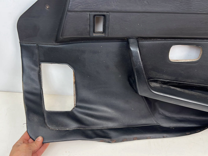 1983-1985 Porsche 944 Left + Right Door Card Panel Pair Black OEM #5706EM