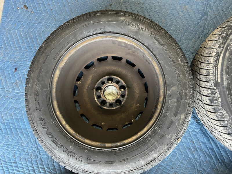 1986-1995 Mercedes 300D W124 15" x 6.5" Wheel & Mastercraft Tire Set OEM #2633EM