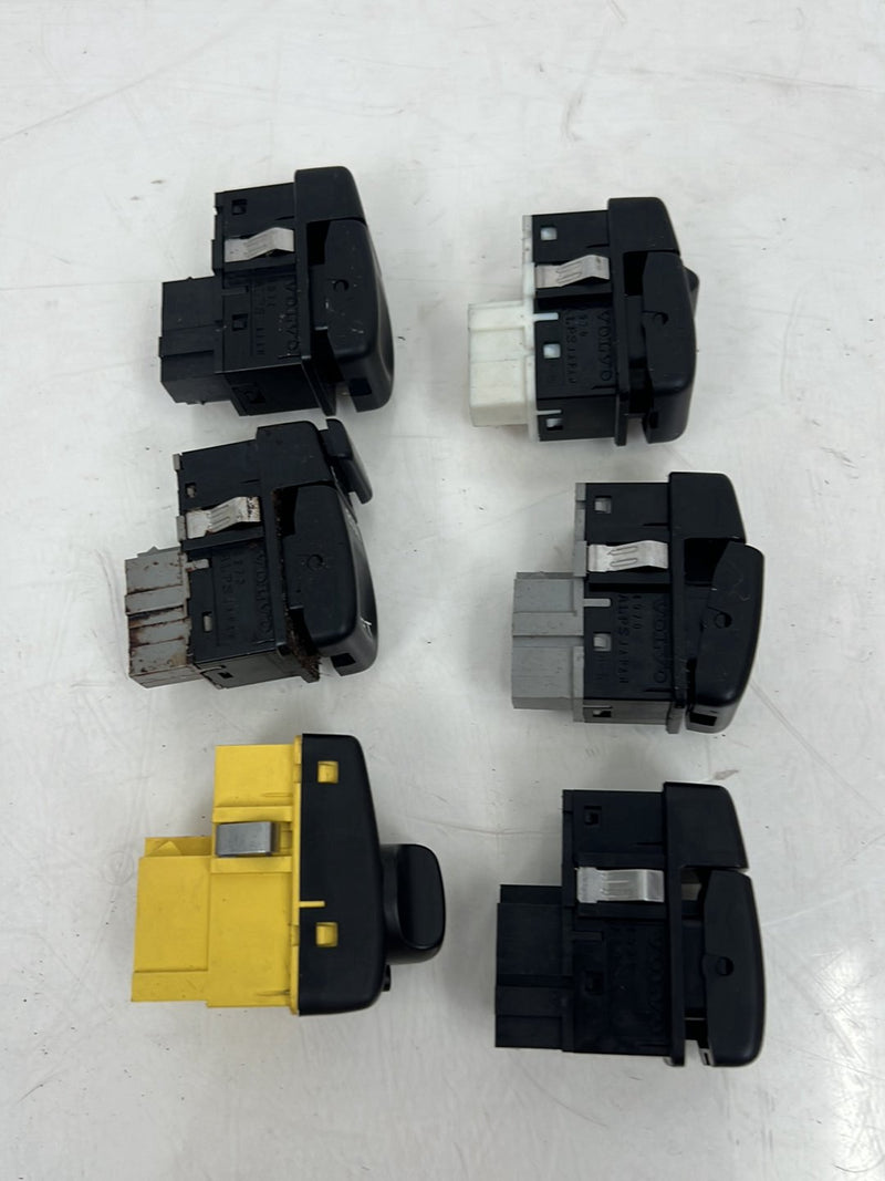 1993-1997 Volvo 850 Dash Sunroof Tracs Info Defrost Sport Switch Set OEM
