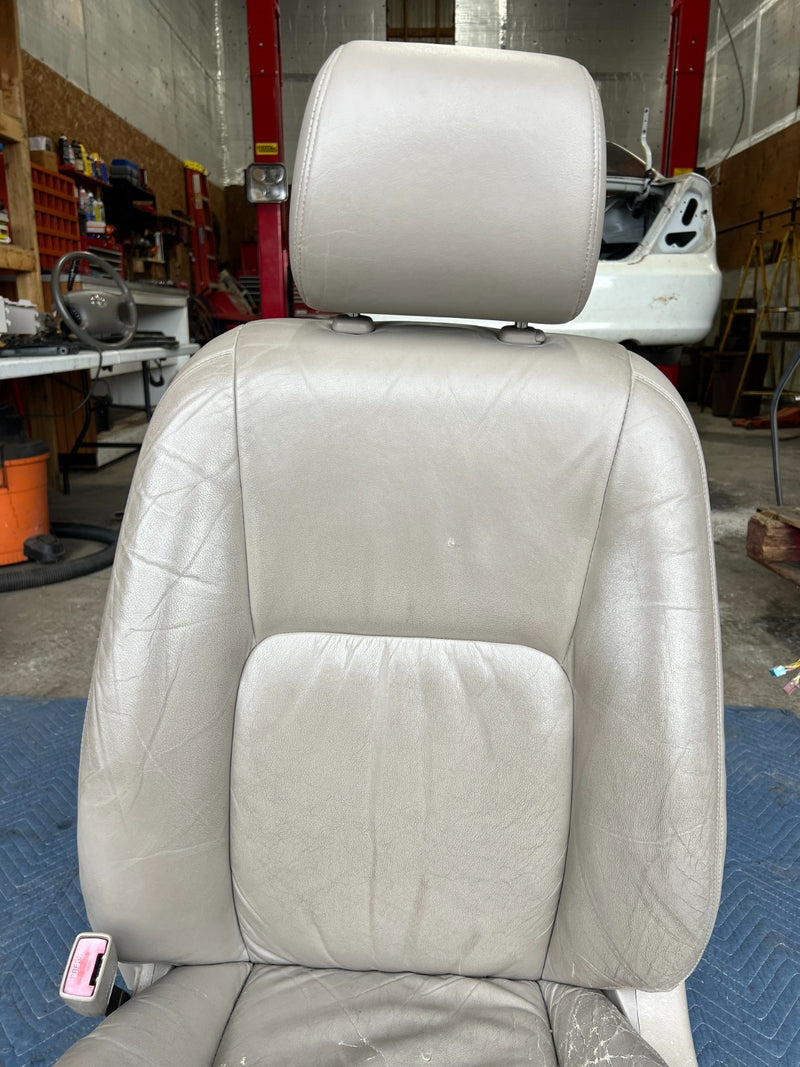 2002-2006 Toyota Camry Front Driver Left LH Seat Beige Leather OEM #5009EM