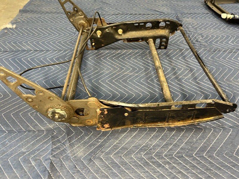 Volvo 240 242 244 245 Seat Track & Frame w/Tilt For Coupe Rear Seat Entry #3891E