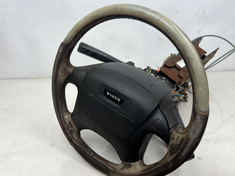 1998-2000 Volvo V70 Steering Wheel Column w/ Ignition, Key & Stalks OEM #6055EM