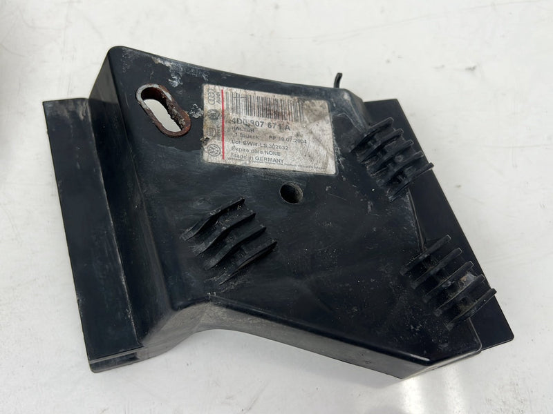 1996-2003 Audi S8 D2 A8 Rear Left & Right Bumper Mount Bracket Pair OEM #6562EM
