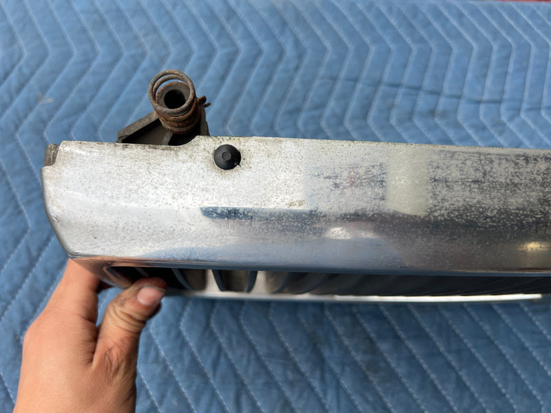 1986-1993 Volvo 240 244 245 Front Grille Trim Hood 1312657 Chrome OEM #4077EM