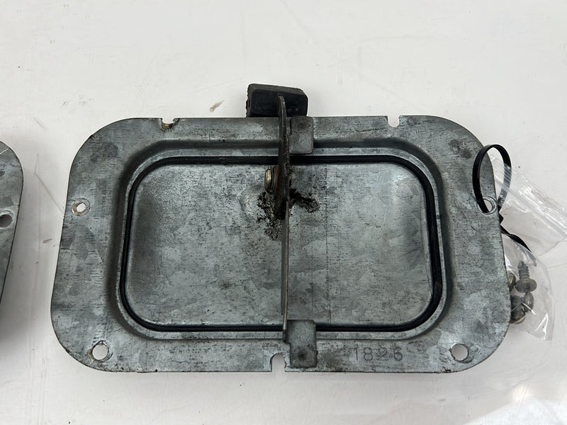1975-1980 Volvo 244 240 Left & Right Cabin Kick Panel Air Vent Pair OEM #5323EM