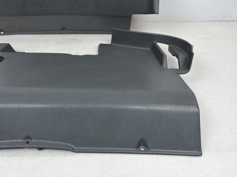 1993-1997 Volvo 850 Dash Right & Left Knee Bolster Trim Pair Gray OEM