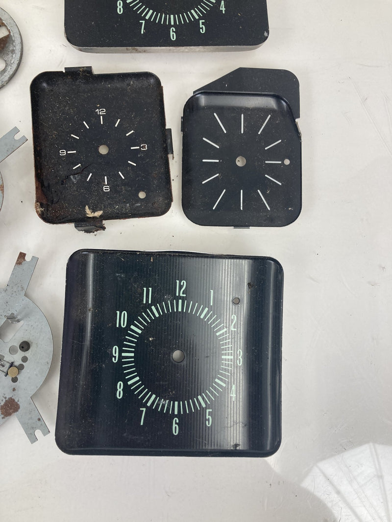 Lot of 50+ Automotive Clock Faces Steampunk Art Vintage OEM #5321M
