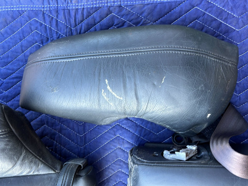 1993-1997 Volvo 850 Split Bench Rear Seat Assembly Gray Leather OEM