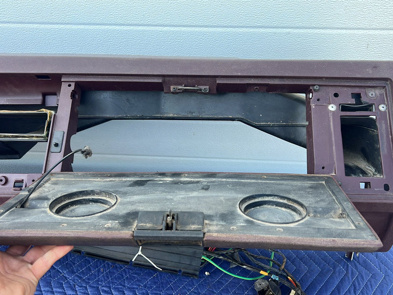 1988-1994 Chevrolet Silverado GMC Sierra Dash Dashboard Panel Maroon OEM #5491EM