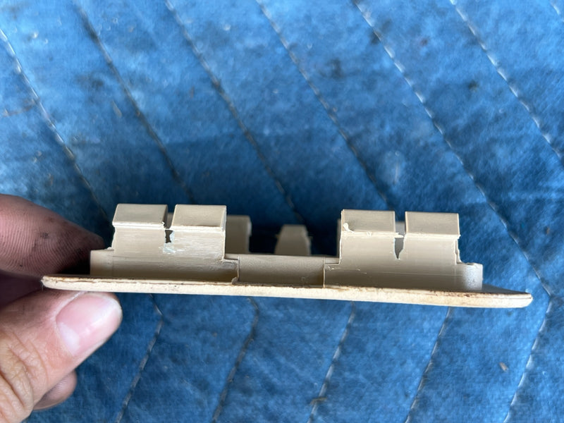 1996-2003 Mercedes W210 E320 Negative Battery Terminal Cover Trim OEM #4676EM