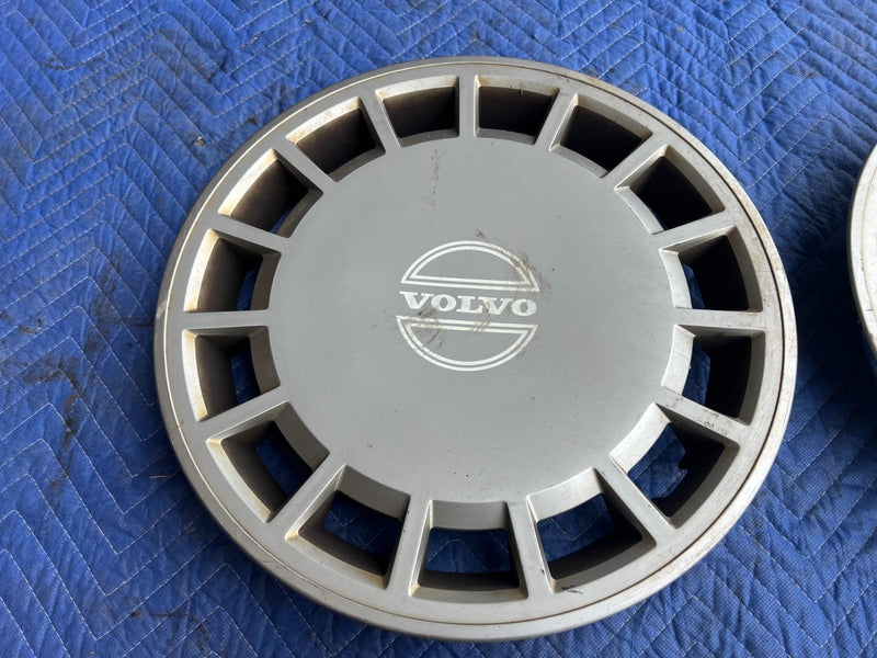 1989-1995 Volvo 740 940 Sedan Hub Cap Wheel Rim Cover Full Set of 4 OEM #3752EM