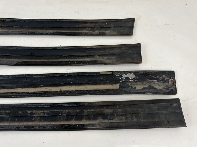 1986-1993 Volvo 240 244 Lower Door Trim Molding Full Set of 4 OEM #5575EM