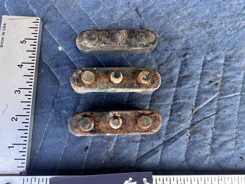1986-1993 Volvo 240 244 245 Lower Radiator Support Rubber Bumper Set OEM #4951E