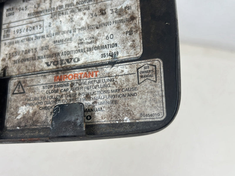 1998-2000 Volvo V70 S70 Gas Fuel Door Panel Lid Cover 3514949 OEM