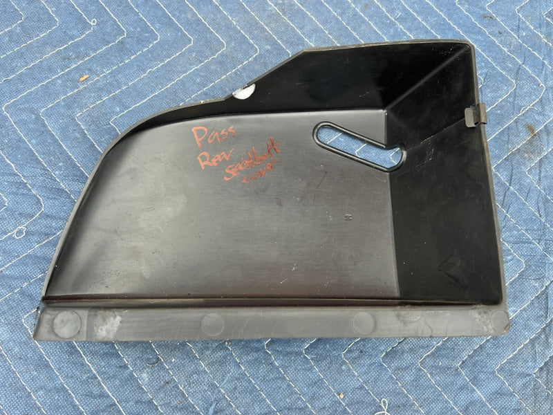 1967-1974 Volvo 140 142 Coupe Rear Right & Left Seat Belt Cover Trim OEM #4877EM