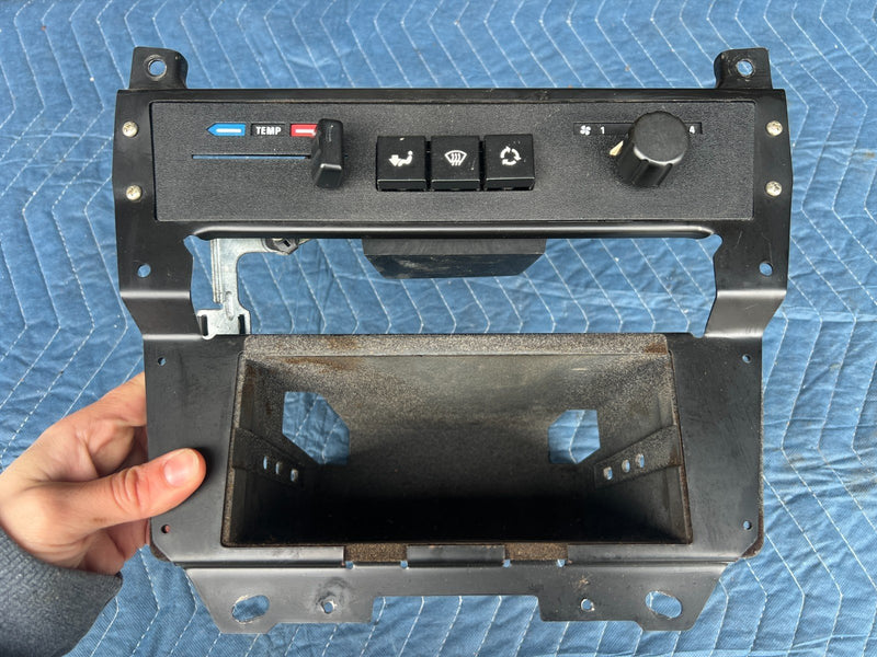 1986-1993 Volvo 240 244 245 Center Dash Trim Climate Control Panel OEM #4107EM