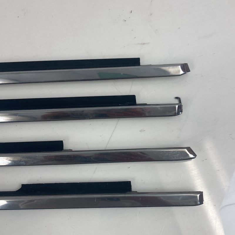 1975-1980 Volvo 244- Window Scraper Set of 4 Chrome Trim OEM #4902M