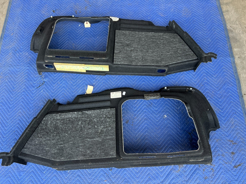 2005-2011 Audi A6 Trunk Left + Right Carpet Trim Panels 4F5 863 887/8 OEM #33ZJ
