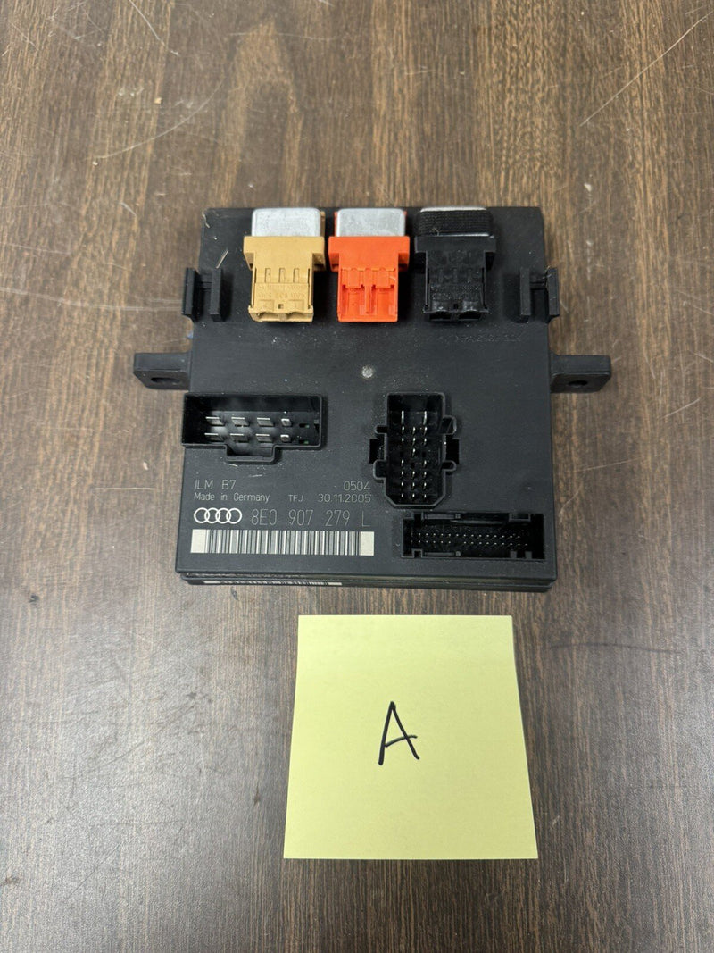 02-08 Audi A4 S4 B6 Sedan Temic Power Body Control Unit Module 8E0907279L #184EM
