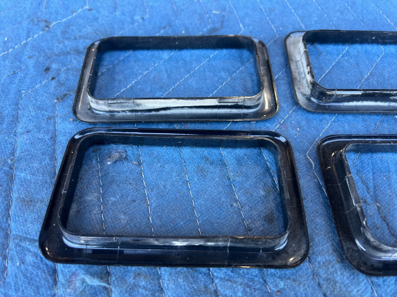 1986-1993 Volvo 240 244 Sedan Interior Door Handle Surround Trim Set OEM #4336EM