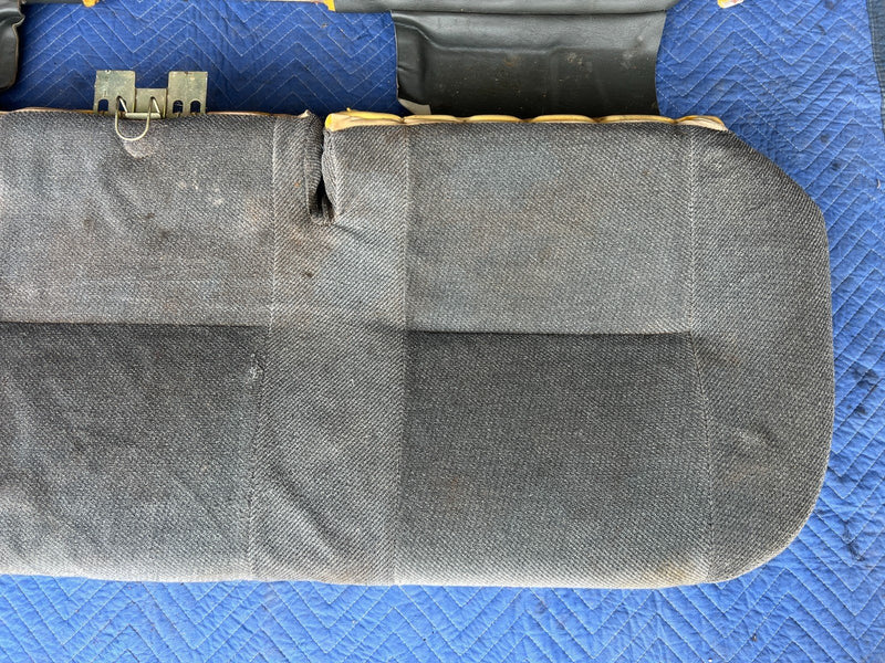 1989-1995 Volvo 740 940 Sedan Rear Cloth Bench Seat Gray 3525078 OEM #3645EM