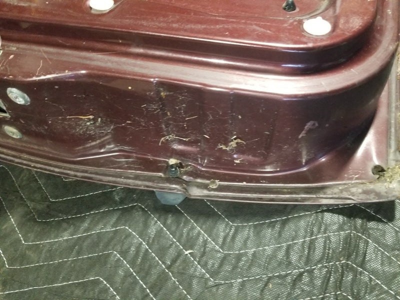 1984-93 BMW E30 318i 325i Front Driver Left LH Burgundy Door Panel OEM #CN602