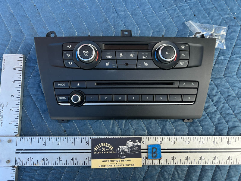 2011-2017 BMW X3 F25 Center Dash Climate Control Stereo Switch Panel OEM #2382EM