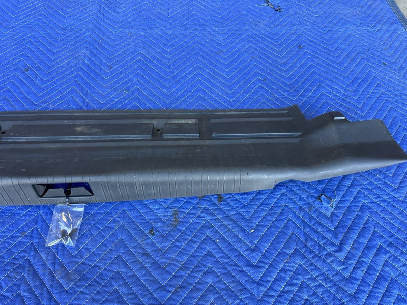 1998-2003 Jaguar XJR XJ8 X308 Rear Trunk Scuff Panel Deck Black Trim OEM #4653E