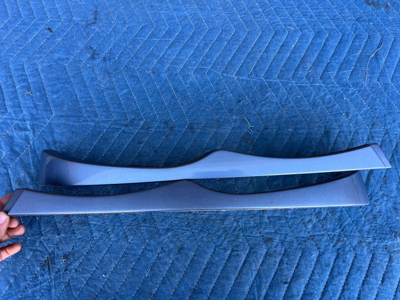 2002-2005 BMW 330xi 325xi E46 Right Left Headlight Molding Trim Blue OEM #4772EM