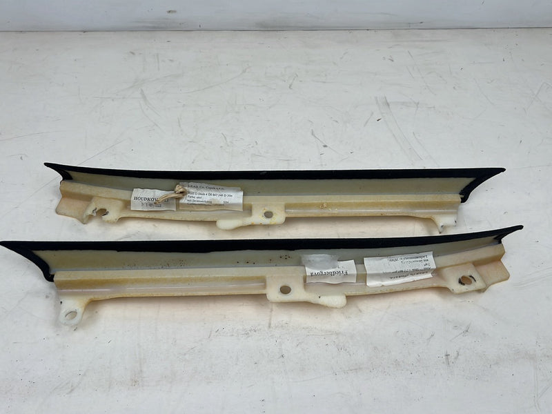 1996-2003 Audi S8 D2 A8 Upper Roof C to D Pillar Trim Pair Black OEM #6557EM
