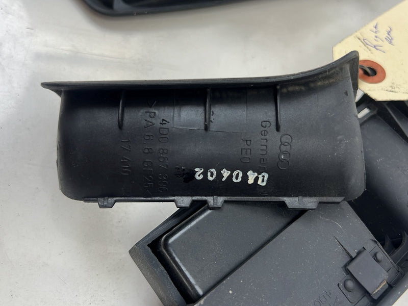 2001-2003 Audi S8 D2 A8 Door Window Switch w/ Trim Black Set of 4 OEM #6107EM